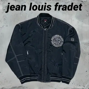 00s jean louis fradet 바시티 자켓 블랙 L 사이즈