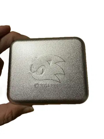 레어! SEGA(세가) 소닉 1991 빈티지 메탈 캔 케이스