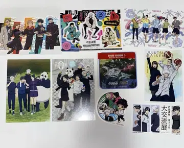 주술회전 엽서 코스터 스티커 브로마이드 고죠 사토루 옷코츠 유타