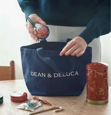 DEAN & DELUCA 차리티 토트 2025 라피스 블루 S