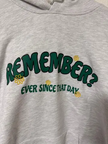 REMEMBER? 그레이 후드티