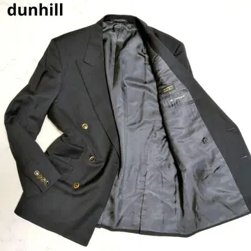 던힐 네이비 블레이저 더블 골드 버튼 이탈리아제 Super100's L