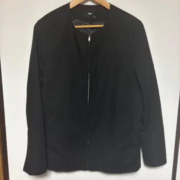 HARE 노카라 자켓 블랙