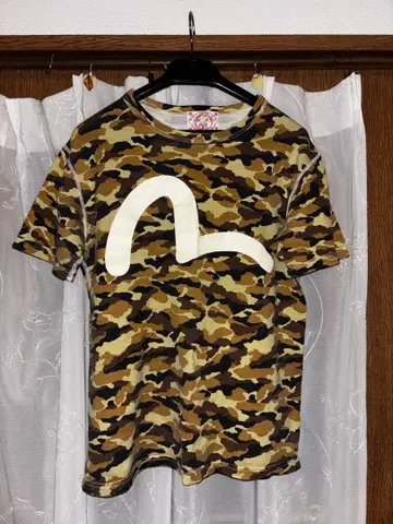 evisu 카모플라쥬 T셔츠