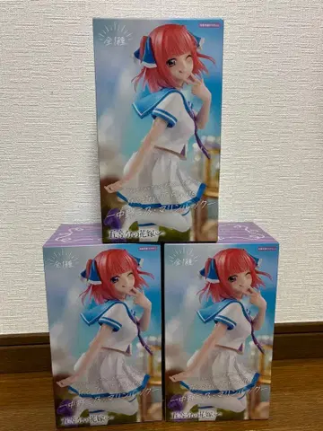 애니메이션 캐릭터 피규어 3체 세트