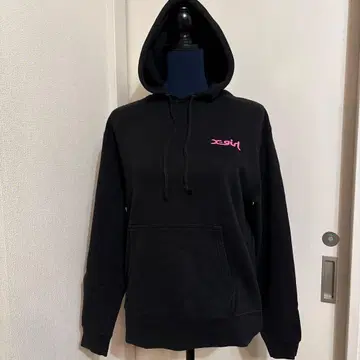 [ X-girl ] 로고 후드티 블랙 사이즈1