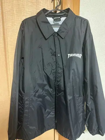 THRASHER 나일론 자켓 L 사이즈 블랙