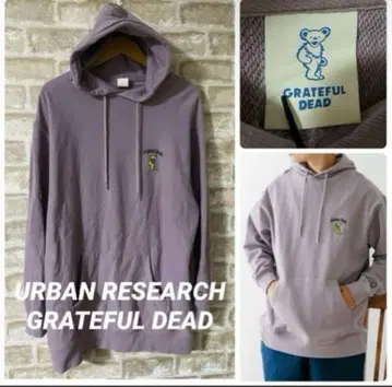 GRATEFUL DEAD 남성용 L 후드티 어반 리서치 콜라보