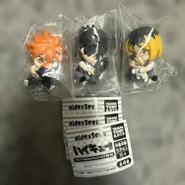하이큐!! Hide&Seek 숨바꼭질 피규어 카라스노 네코마 3체 세트
