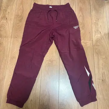 Reebok 나일론 트레이닝 팬츠 버건디 M