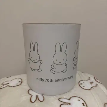 미사용 미피 더스트 박스 쓰레기통 70주년 한정판