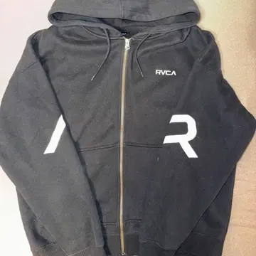 RVCA 집업 후드티 - 블랙