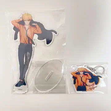 블루 록 아크릴 스탠드 아크릴 키링 쿠니가미 렌스케 블랙 슈트