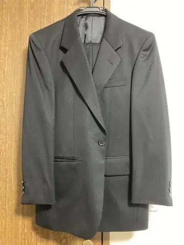 남성용 약식 예복 블랙 슈트