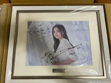 노기자카46 이노우에 카즈미 친필 사인 웨딩 캐릭터 파인 그래프