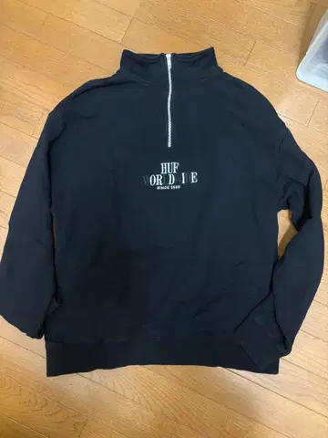 HUF WORD DIE 하프 지퍼 트레이닝복