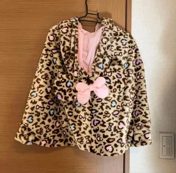 디즈니 리조트 레오파드 무늬 판초