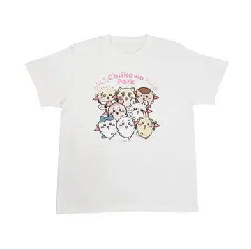 가격 인하 치이카와(먼작귀) 파크 T셔츠 M 메인 비주얼 미사용 새상품