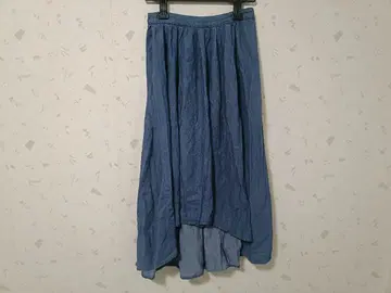 INGNI ing 잉그 스커트 미디 스커트 무릎 기장 여성용 데님