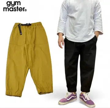 gym master 짐 마스터 크롭 팬츠 스트레치 헤링본