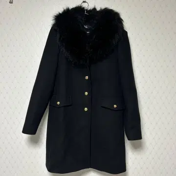 ZARA 체스터 코트 롱 코트 퍼 탈부착 2WAY L 사이즈