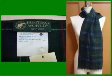 헌팅월드 체크 무늬 머플러 남녀 모두 사용 가능!