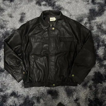 블랙 가죽 자켓 지퍼 새상품 mblue_shop 한국