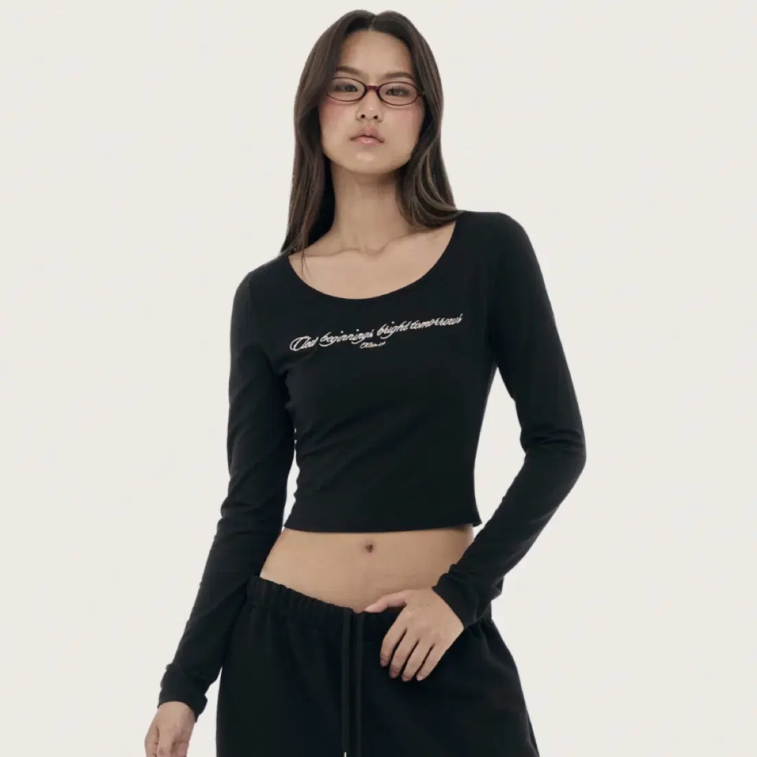 AZON Pony Stripe Knit Black on Bunjang Global Site.