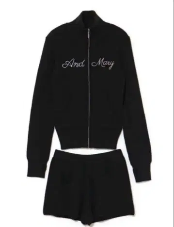 andmary letter mary logo set up black