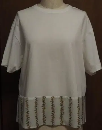 택 포함 폴 스미스 프린트 콤비네이션 반팔 T셔츠 2L/화이트 계열