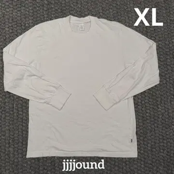 jjjjound 화이트 코튼 긴팔 셔츠 XL