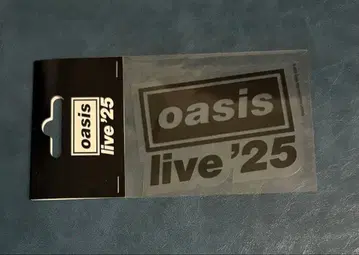 Oasis live '25 스티커