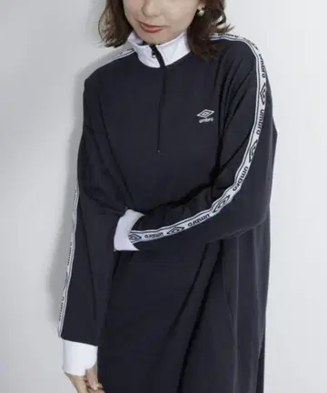 undove 한정판 UMBRO 지퍼 원피스 네이비