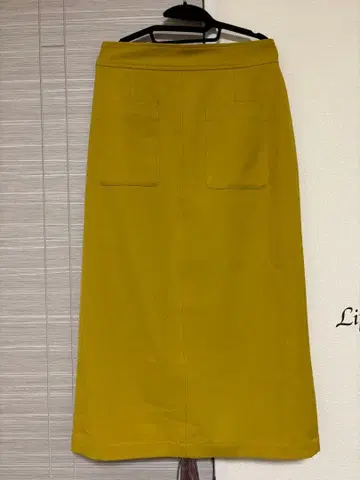 SLOBE IENA 머스타드 타이트 스커트 40