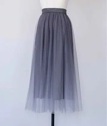 NOELA 그라데이션 스터드 스커트 차콜 그레이 F