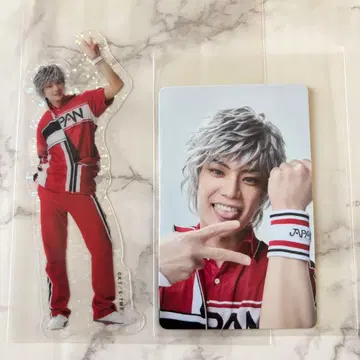 신 테니뮤 트레이딩 카드 클리어 시트 타네가시마 슈지 아키자와 켄타로