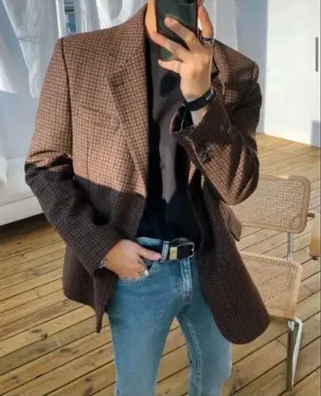 ASCLO 아로 체크 블레이저