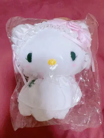 미개봉 새상품 챠미 키티 봉제 인형 화이트 프릴 디자인 산리오 1