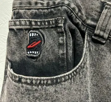 SNAP CRACKLE 그레이 데님 팬츠