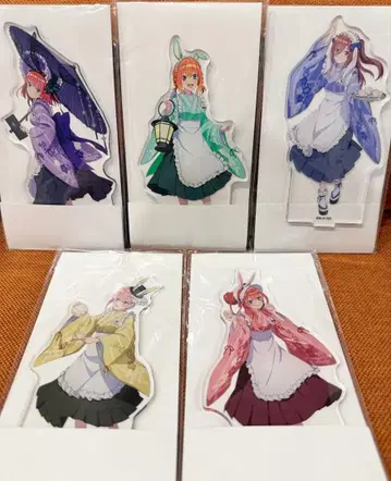 5등분의 신부 달맞이 아크릴 스탠드 전원 세트