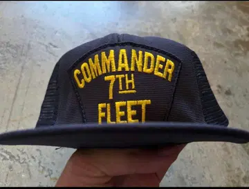 COMMANDER 7TH FLEET 메쉬 캡