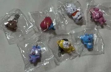 쿠라스시 BT21 캐릭터 키링 7개 세트