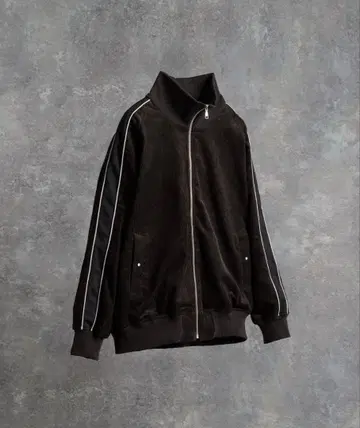 ADRER 코듀로이 라인 트랙 자켓
