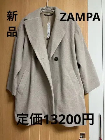 ZAMPA 빅 컬러 더블 자켓 베이지 M