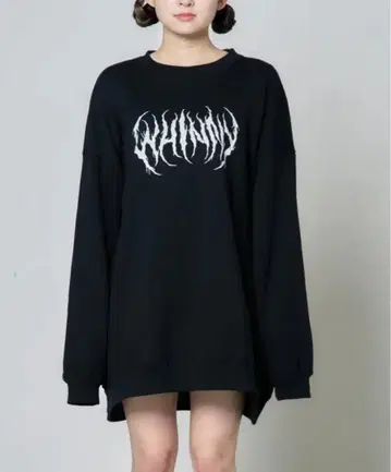 Whinny 가시가시 매거진 오버 사이즈 니트 스웨터 지뢰