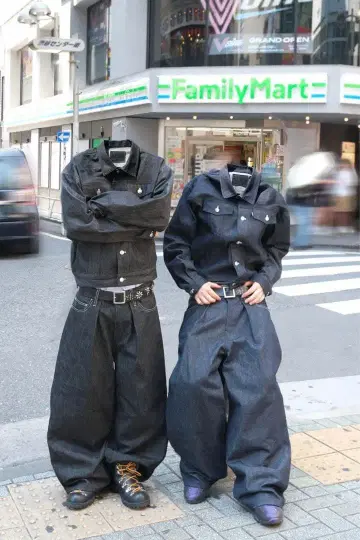 Classic Rigid Tuck pants -Black