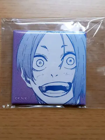 블루 록 미카게 레오 스퀘어 배지 캔뱃지