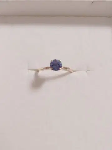 클로셰 탄자나이트 반지 #9