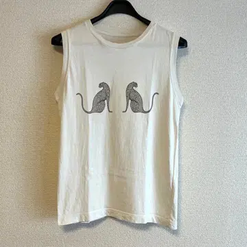 ameri medi white twin cheetah tank