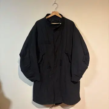 블랙 모즈 코트 L 사이즈 퀼팅 라이너 포함 프릭스스토어